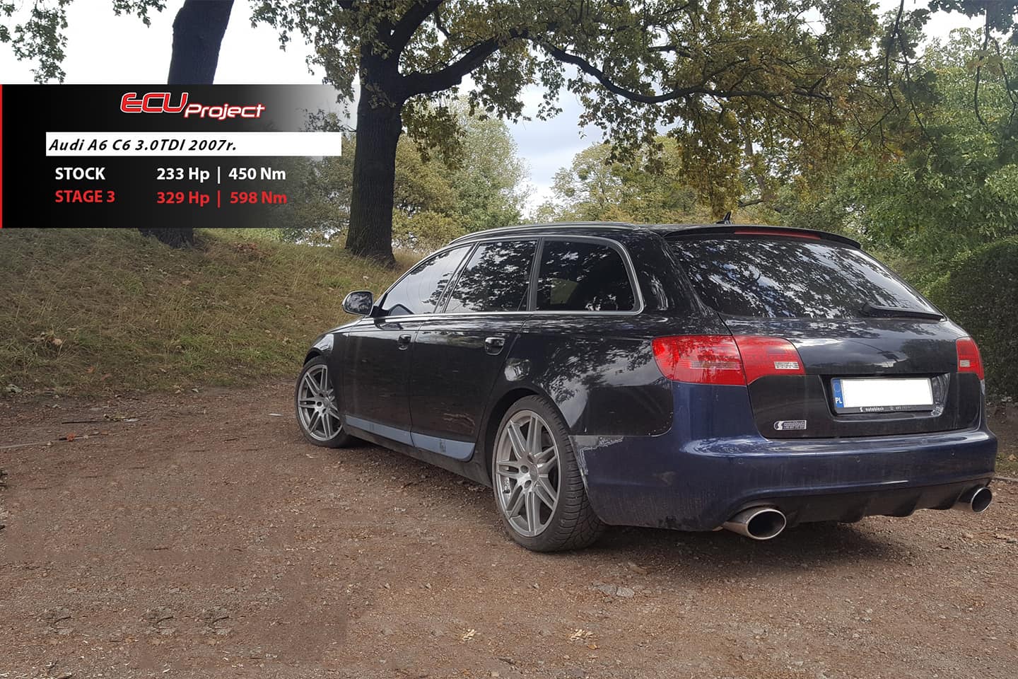 Audi A6 C6 3.0TDI Blask Tył