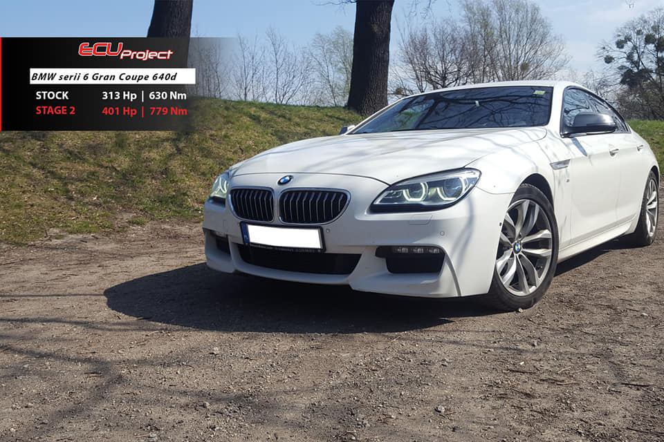 BMW 640d xdrive white