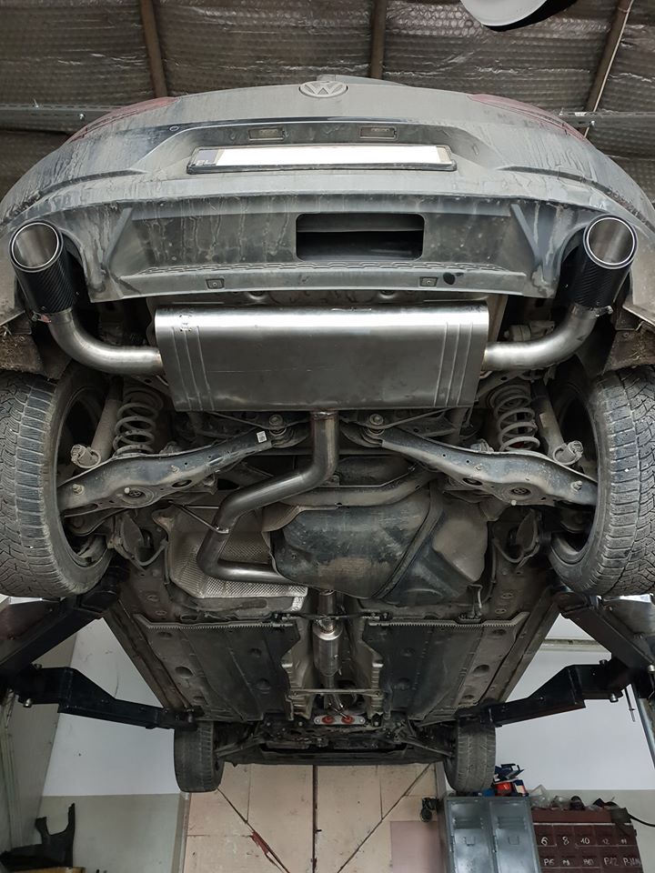 Golf GTI VII wydech spód