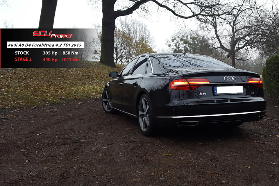 Audi A8 D4 Stage 2 - 440 KM i 1017 Nm