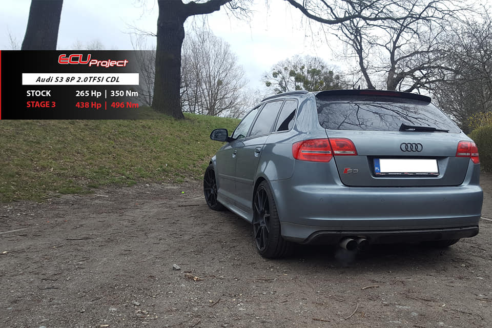 Audi S3 8P Stage 3 - 438 KM i 496 Nm