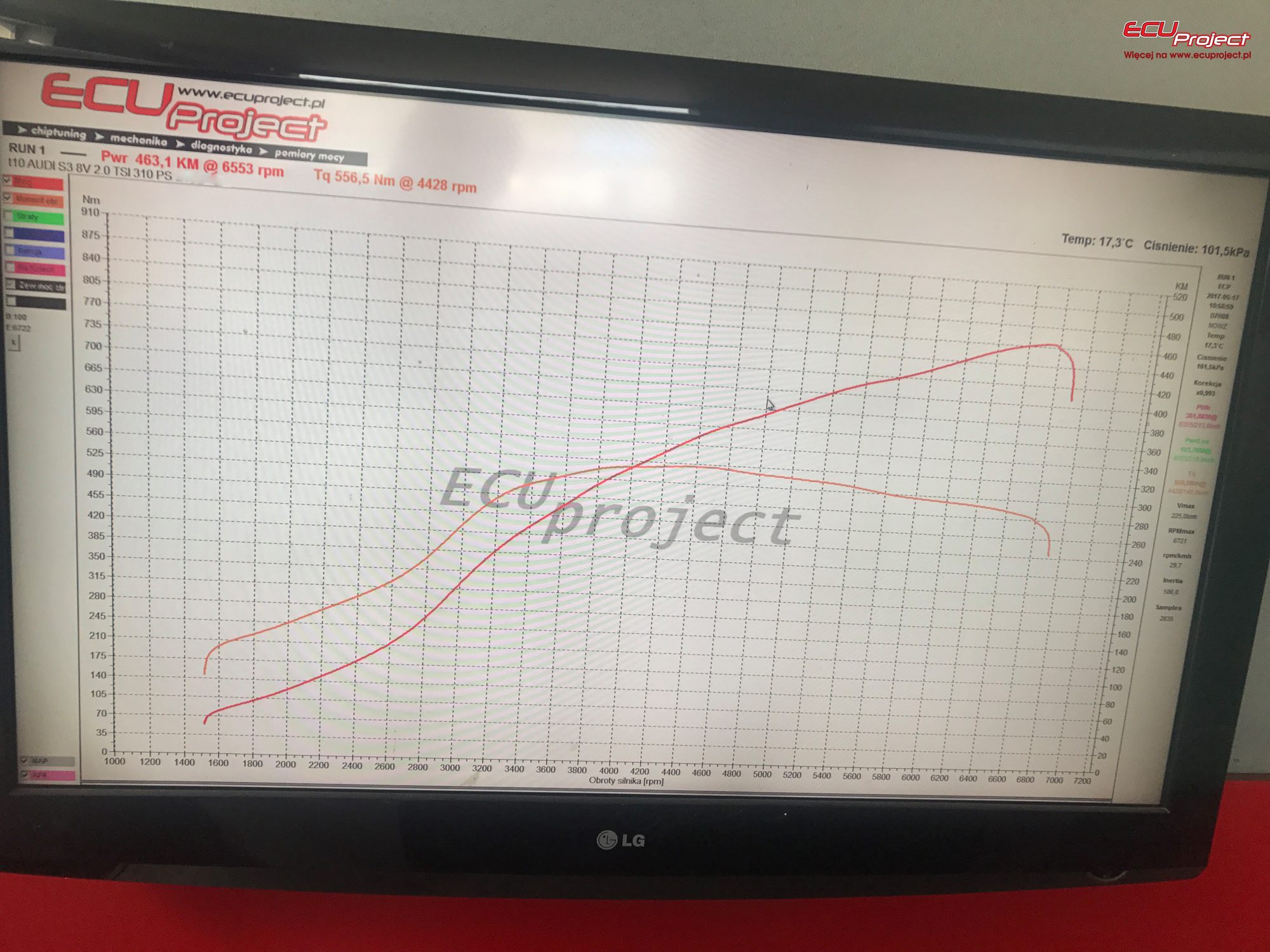 Audi S3 8V Stage 3 - ok. 465 KM i 550 Nm