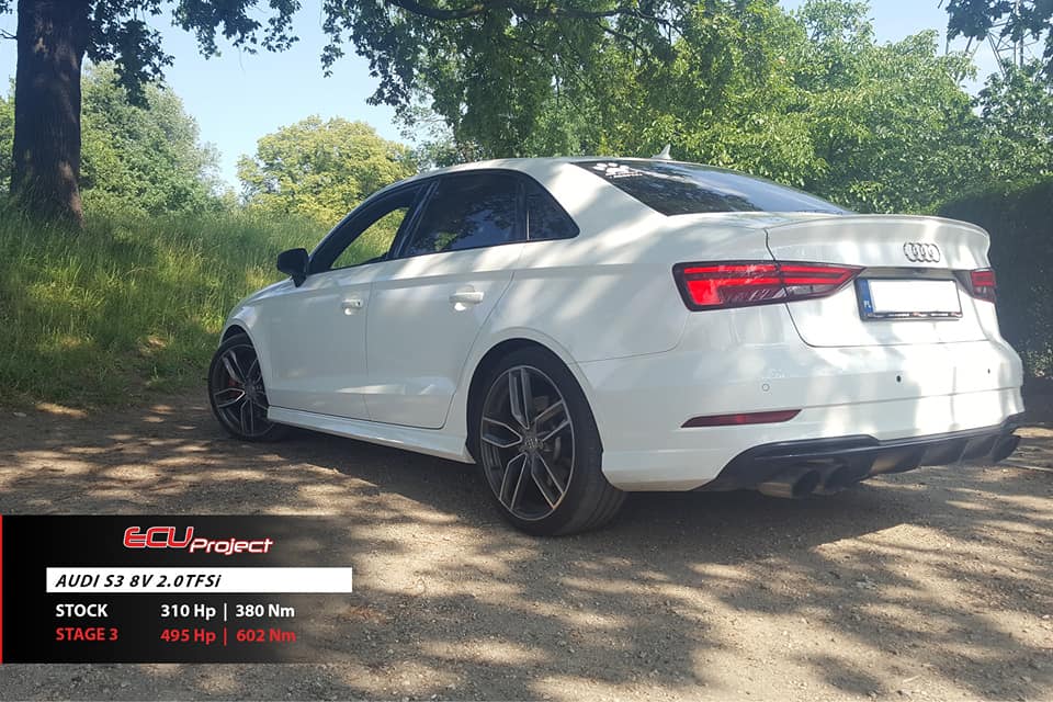 Audi S3 8V Stage 3 - 495 KM i 602 Nm