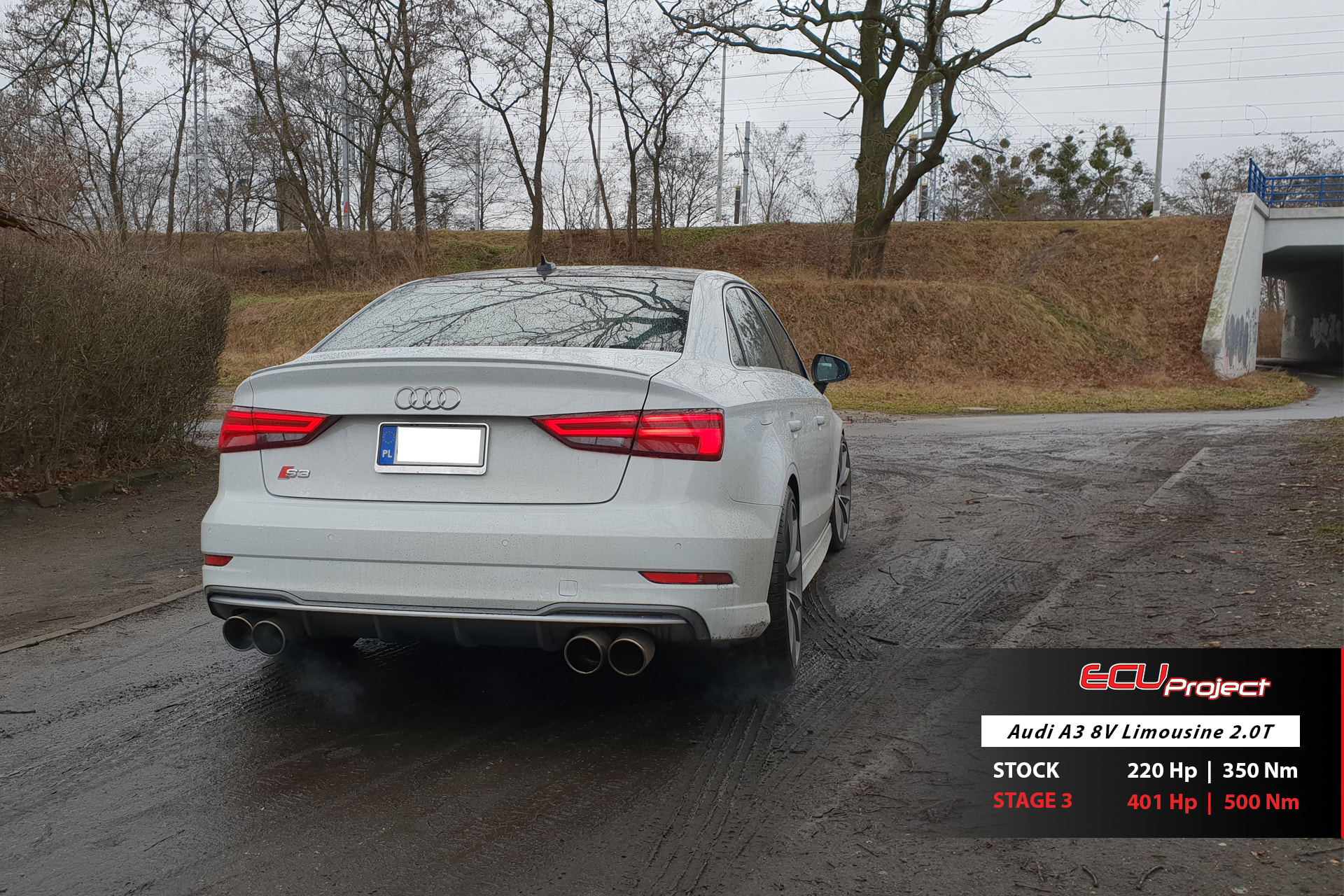 Audi A3 8V Stage 3 - 401 KM i 500 Nm