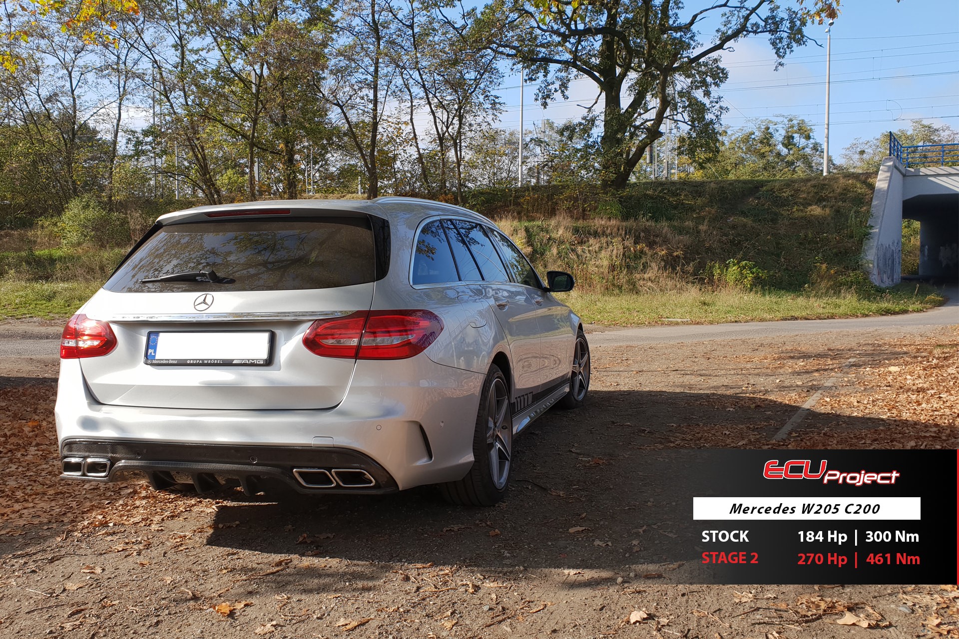 Mercedes-Benz C200 W205 Stage 2 - 270 KM i 461 Nm