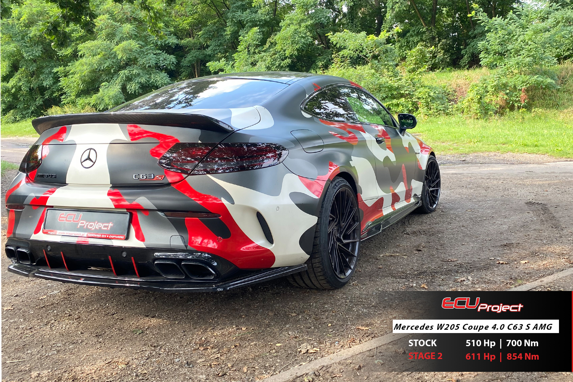 Mercedes-AMG C63 S W205 Stage 2 - 611 KM i 854 Nm