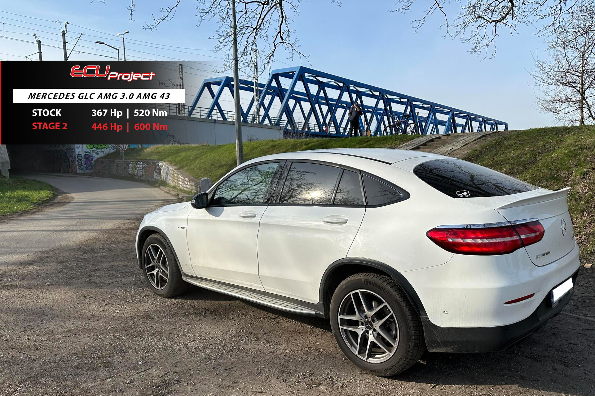 Mercedes-AMG GLC43 Stage 2 - 446 KM i 600 Nm