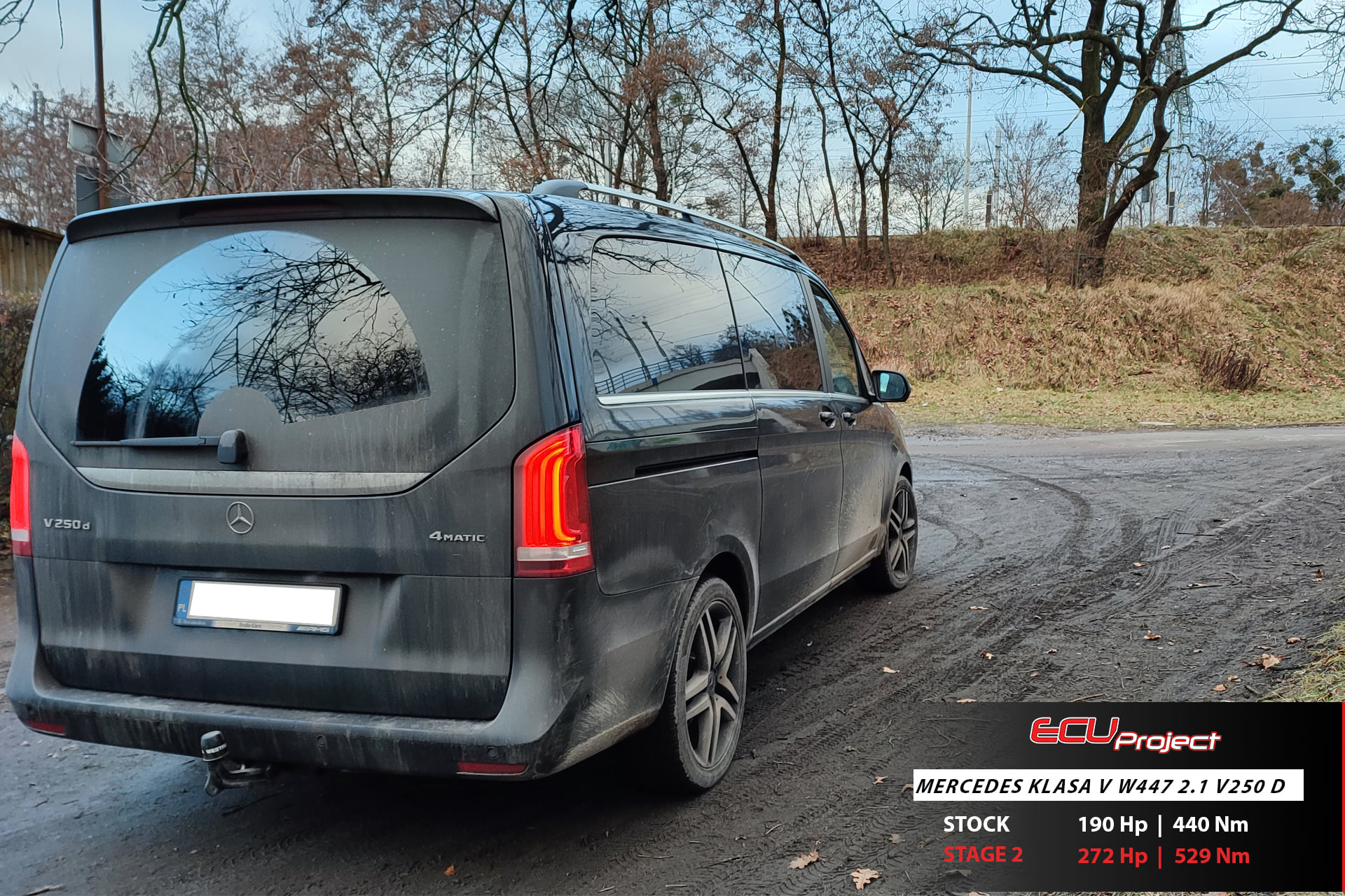 Mercedes-Benz V250d W447 Stage 2 - 272 KM i 529 Nm