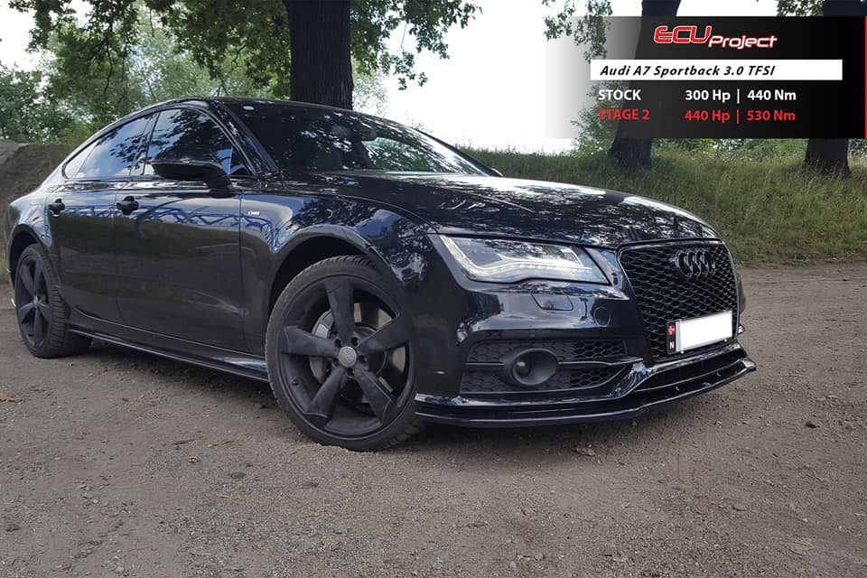 Audi A7 C7 Stage 2 - 440 KM i 530 Nm