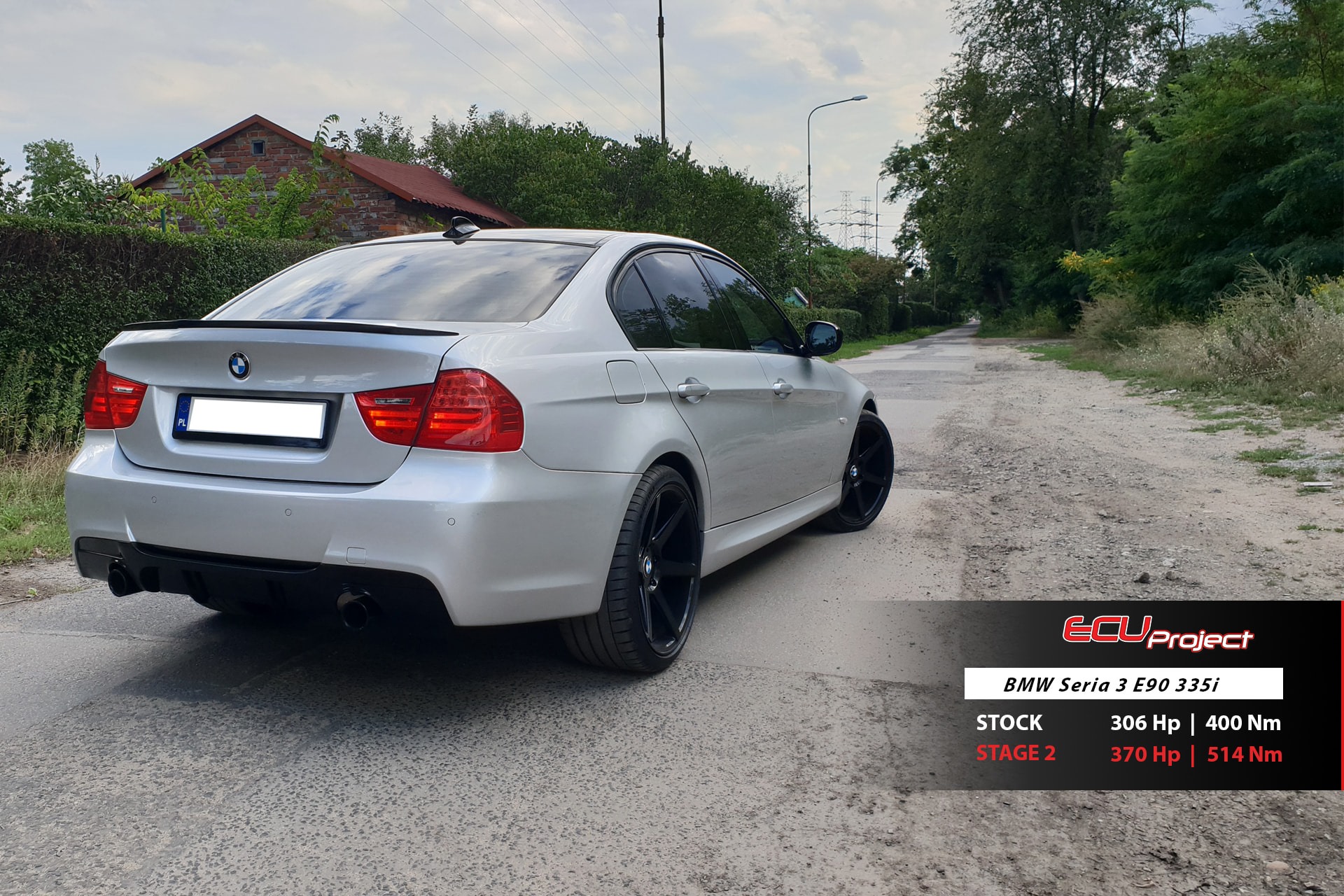 BMW 335i E90 Stage 2 - 370 KM i 514 Nm