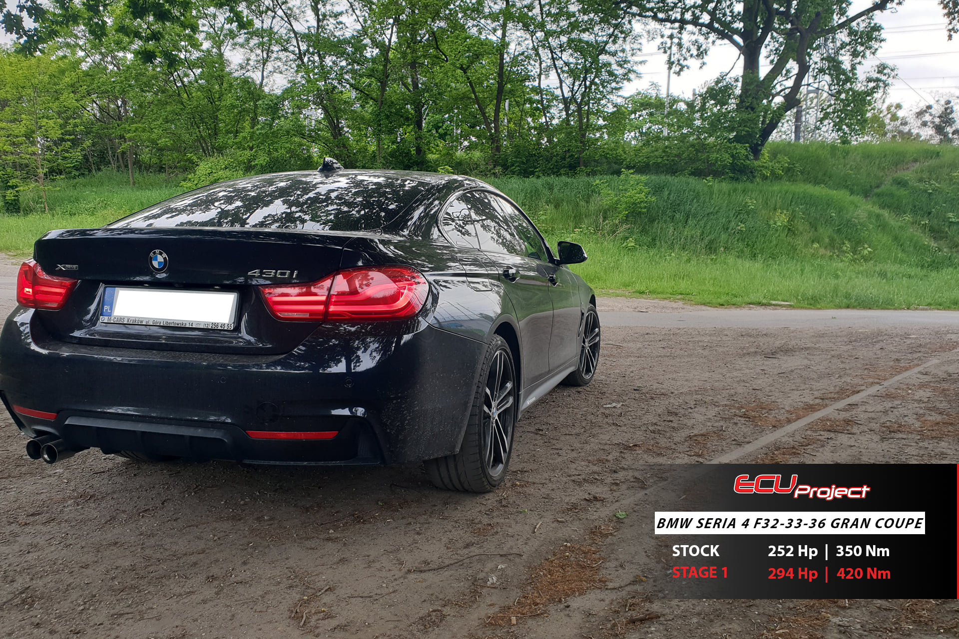 BMW 430i F36 Stage 2 - 294 KM i 420 Nm