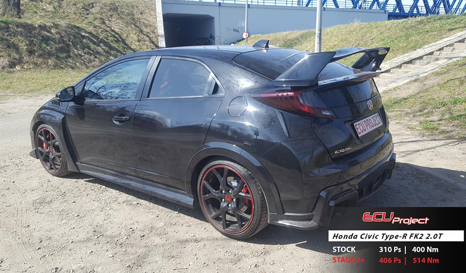 Honda Civic Type R FK2 Stage 2+ - 400-406 KM i ok. 500 Nm