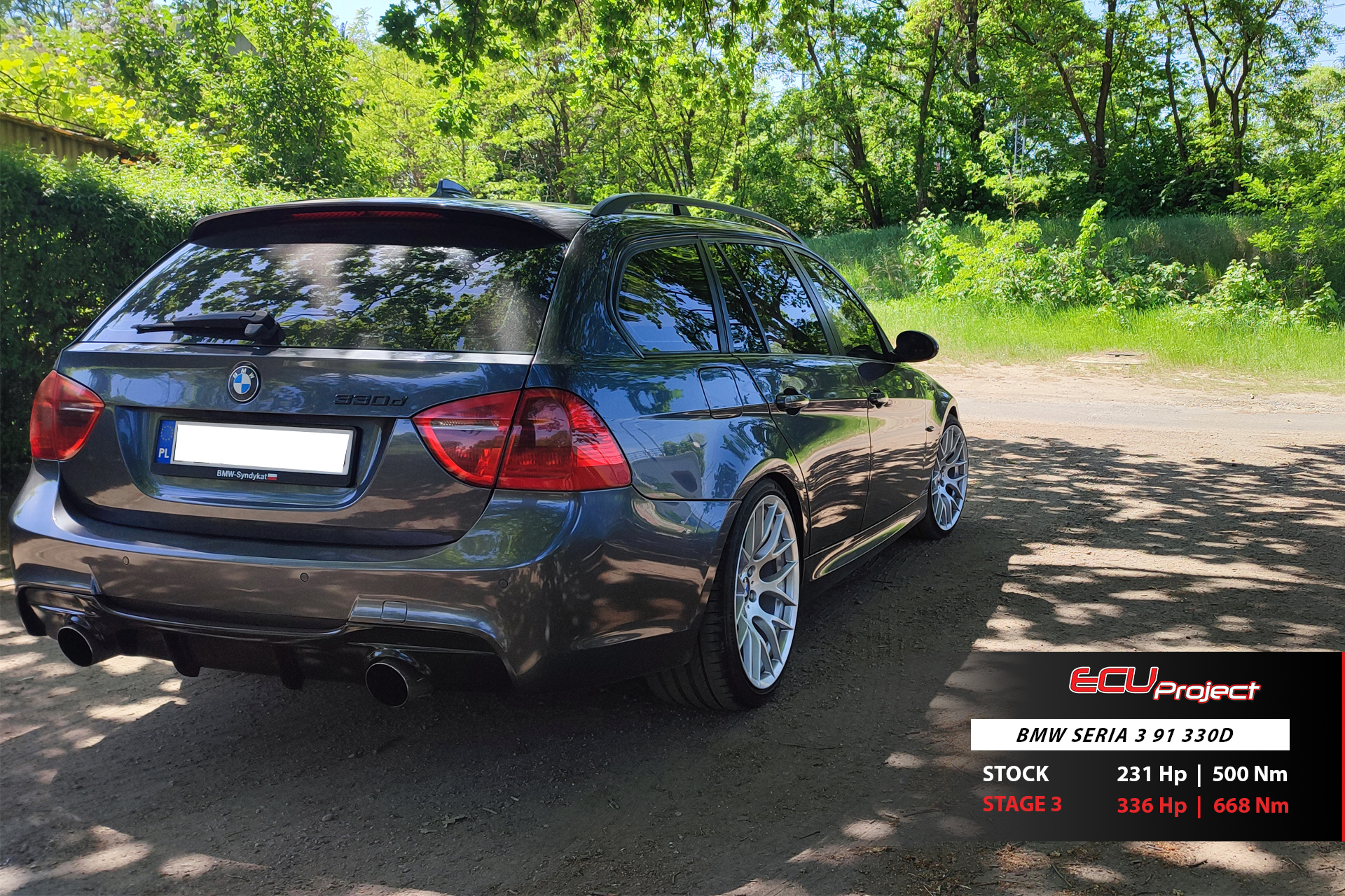 BMW 330d E91 Stage 3 - 336 KM i 668 Nm