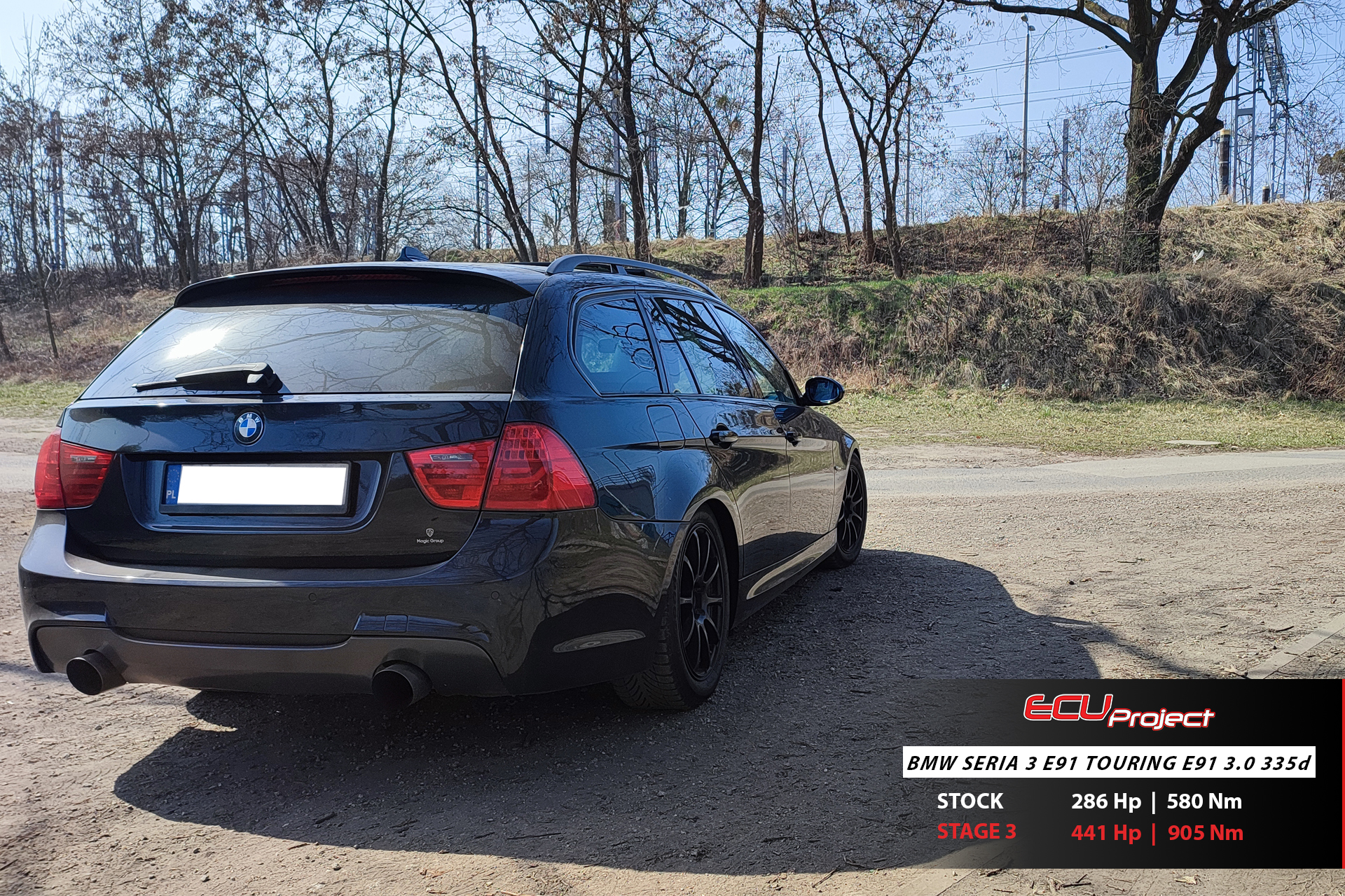 BMW 335d E91 Stage 3 - 441 KM i 905 Nm