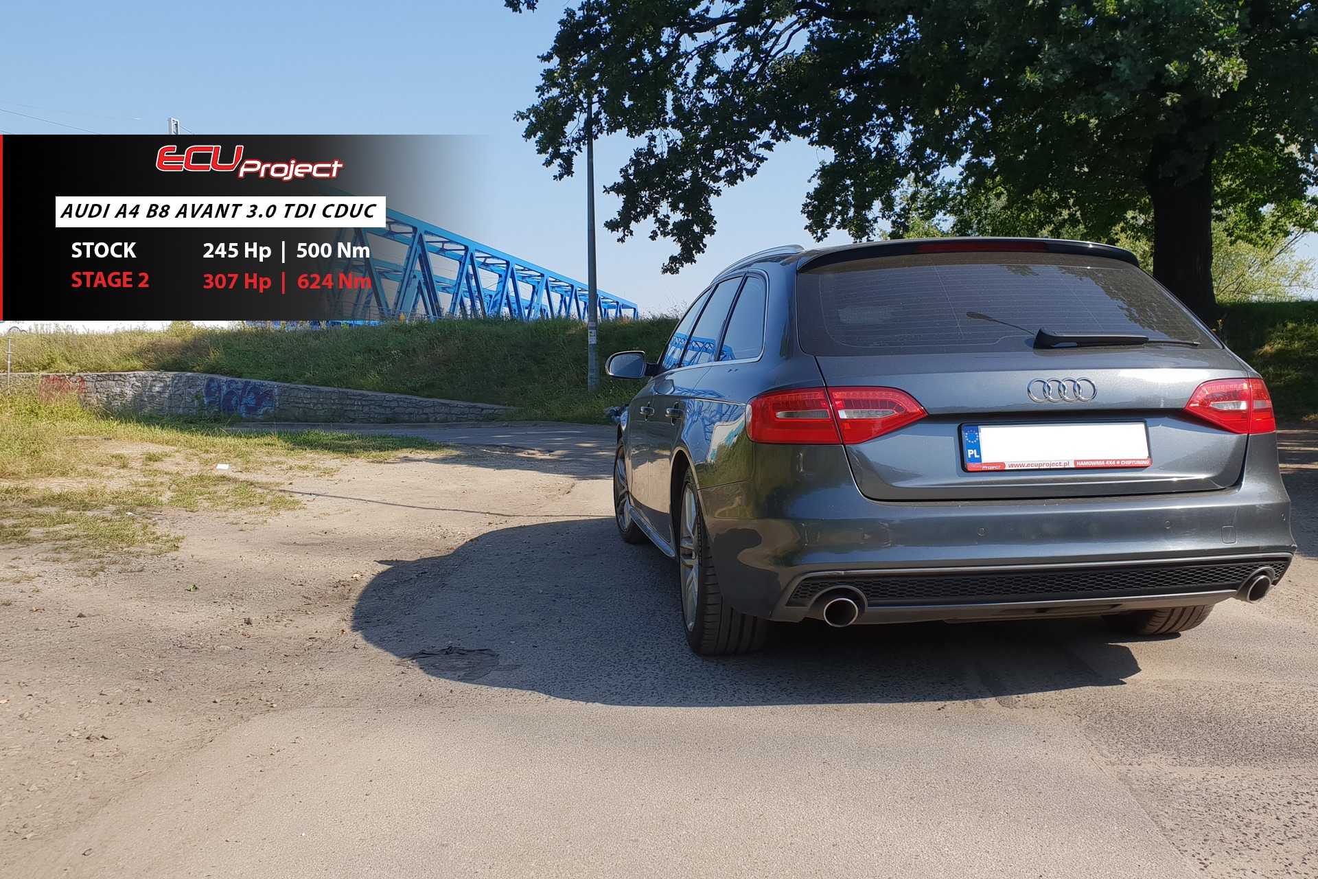 Audi A4 B8 Stage 2 - 307 KM i 624 Nm