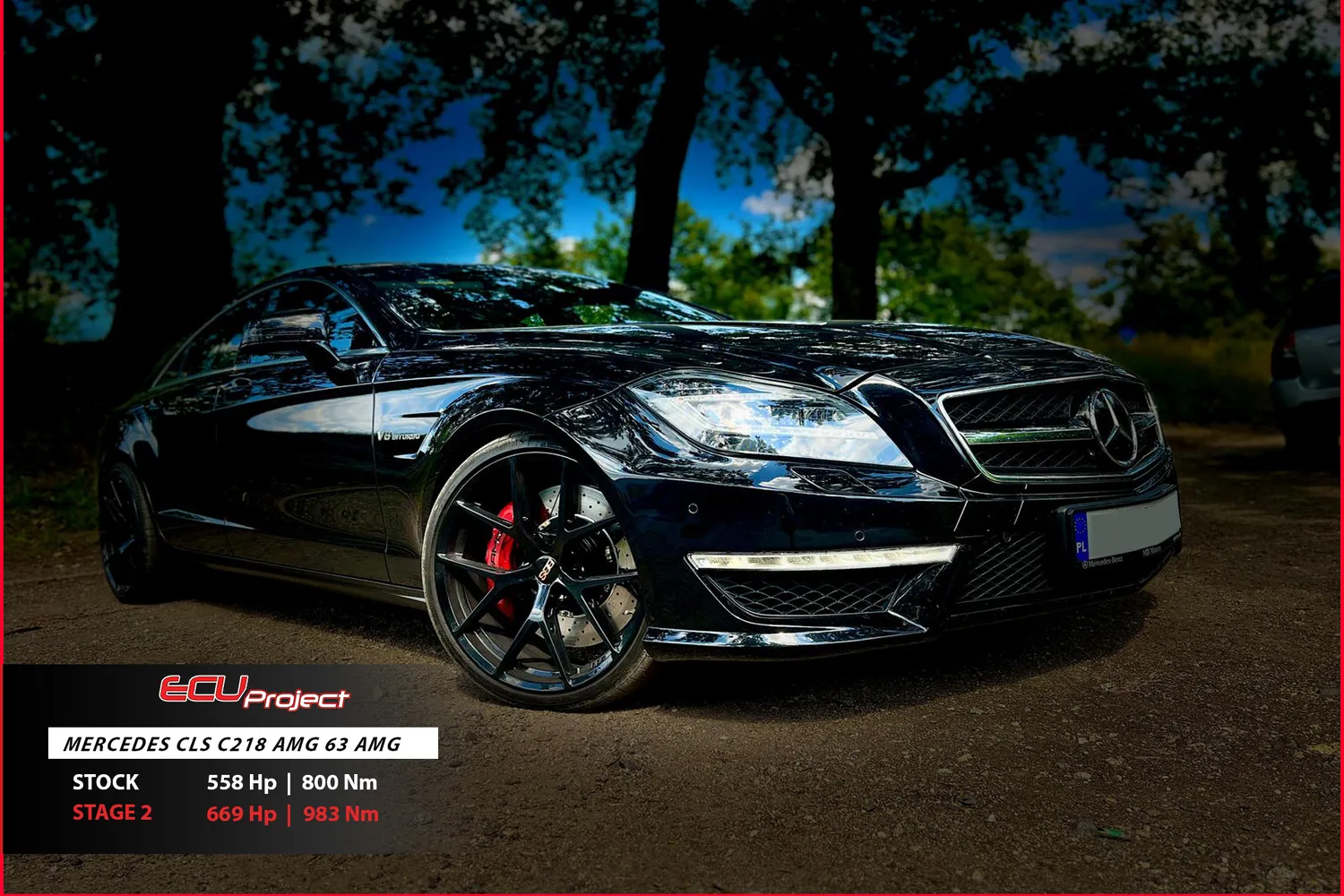 Mercedes-AMG CLS 63 C218 Stage 2 - 669 KM i 983 Nm