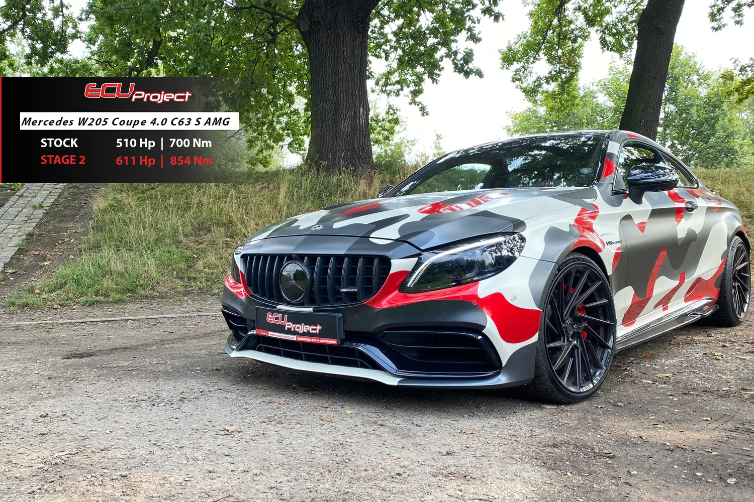 Mercedes-AMG C63 S W205 Stage 2 - 611 KM i 854 Nm