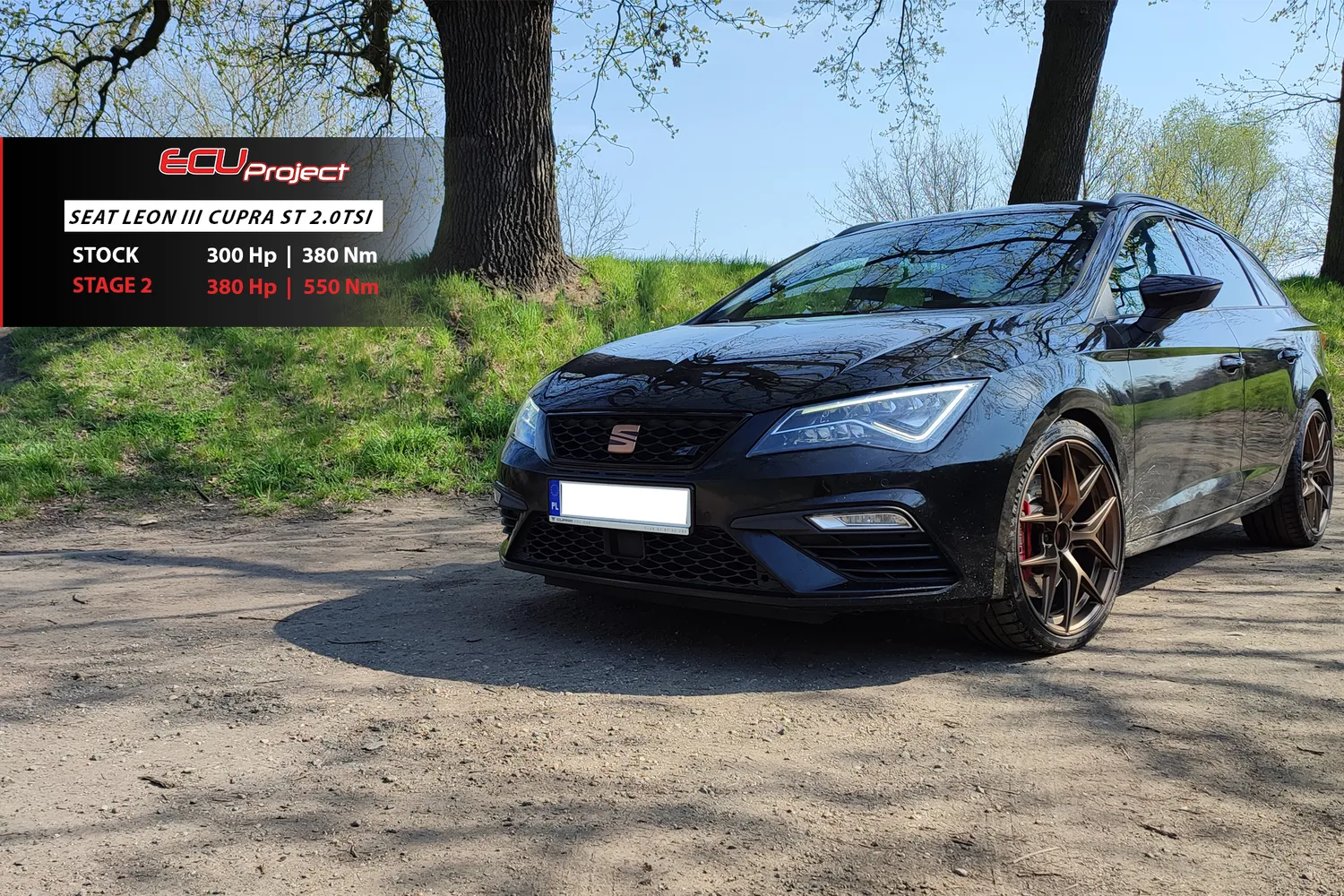 SEAT Leon Cupra ST 5F Stage 2 - 380 KM i 550 Nm