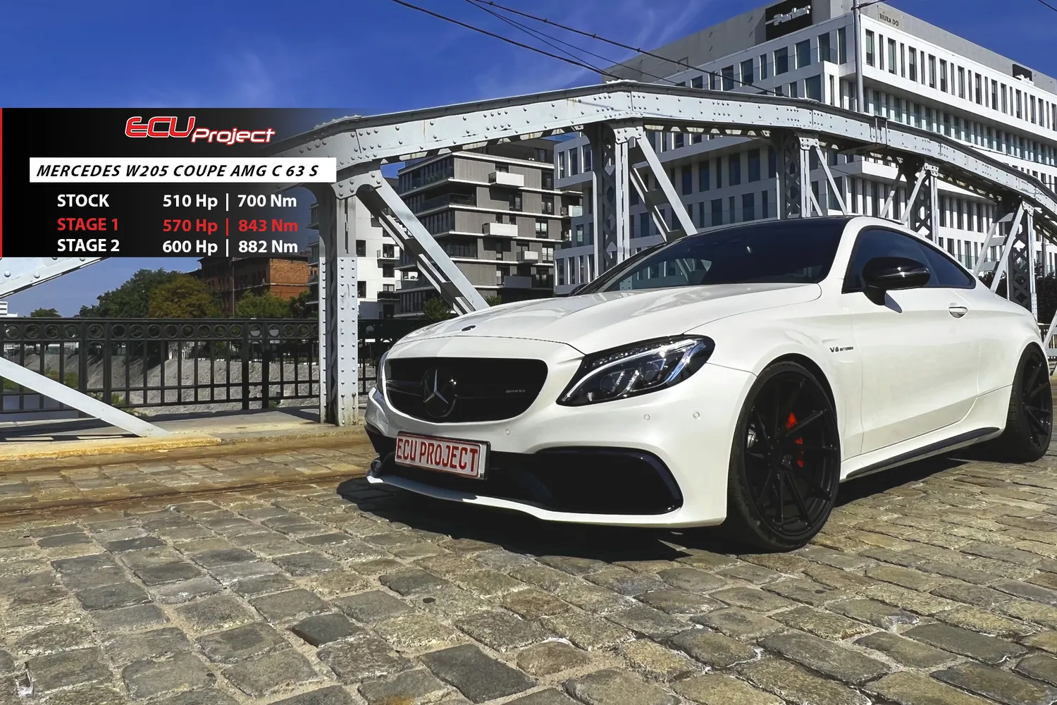 Mercedes-AMG C63 W205 Stage 2 - 600 KM i 882 Nm