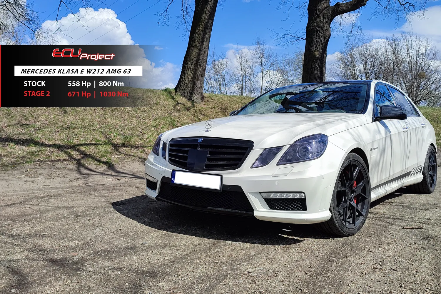 Mercedes-AMG E63 W212 Stage 2 - 671 KM i 1030 Nm