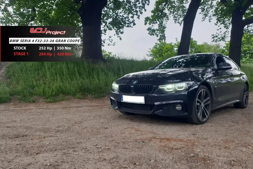 BMW 430i F36 Stage 2 - 294 KM i 420 Nm