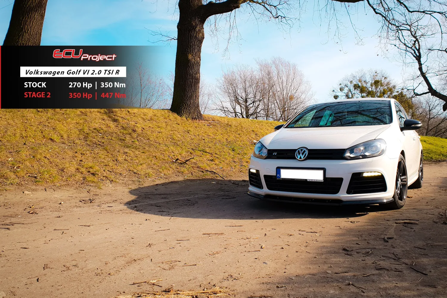 Volkswagen Golf R VI Stage 2 - 350 KM i 447 Nm