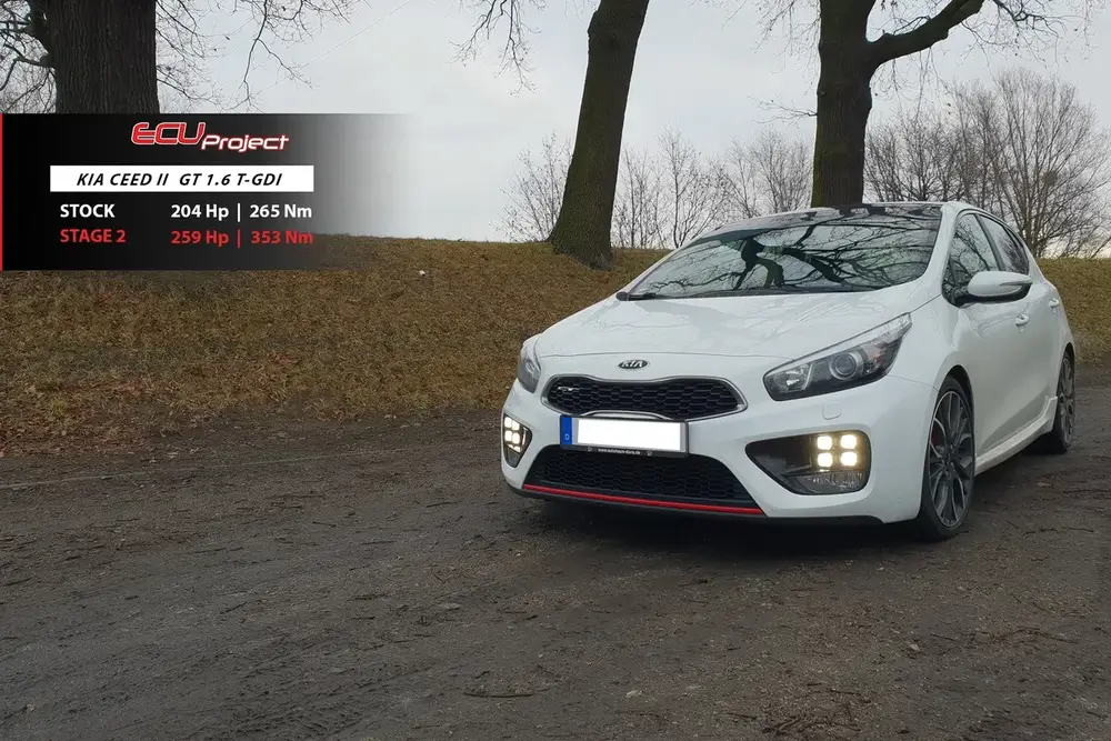 Kia Ceed GT II (JD) Stage 2 - 259 KM i 353 Nm