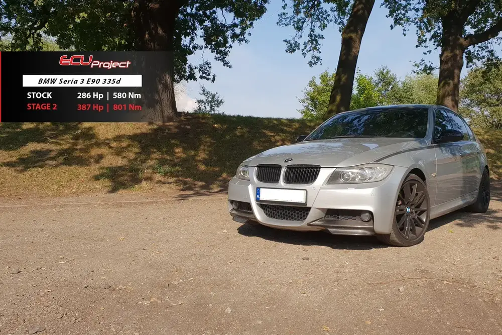 BMW 335d E90 Stage 2 - 387 KM i 801 Nm
