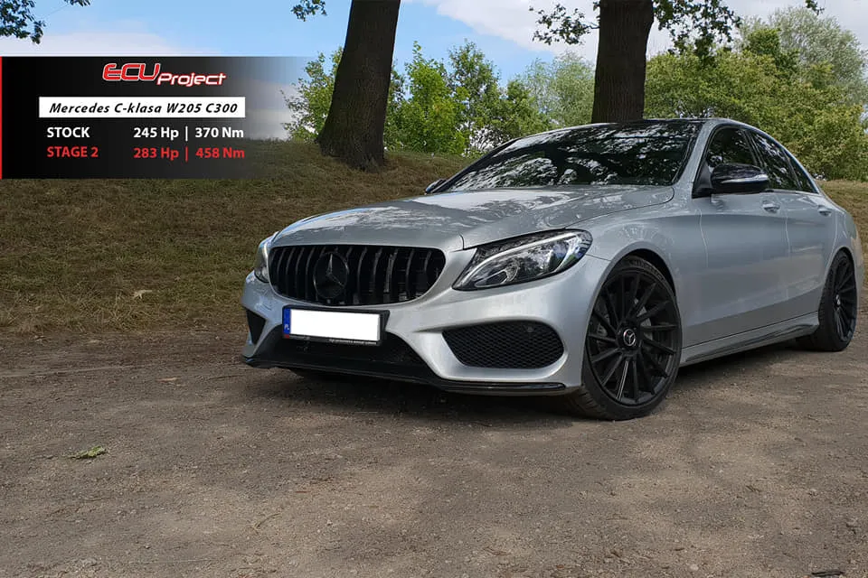 Mercedes-Benz C300 W205 Stage 2 - 283 KM i 458 Nm