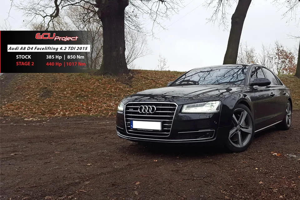 Audi A8 D4 Stage 2 - 440 KM i 1017 Nm