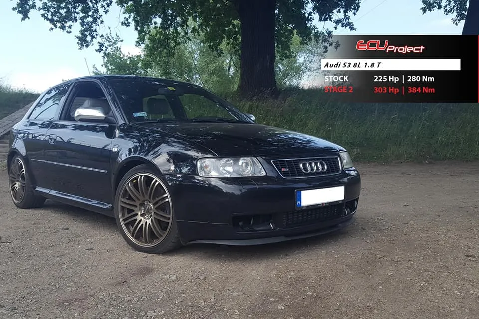 Audi S3 8L Stage 2 - 303 KM i 384 Nm