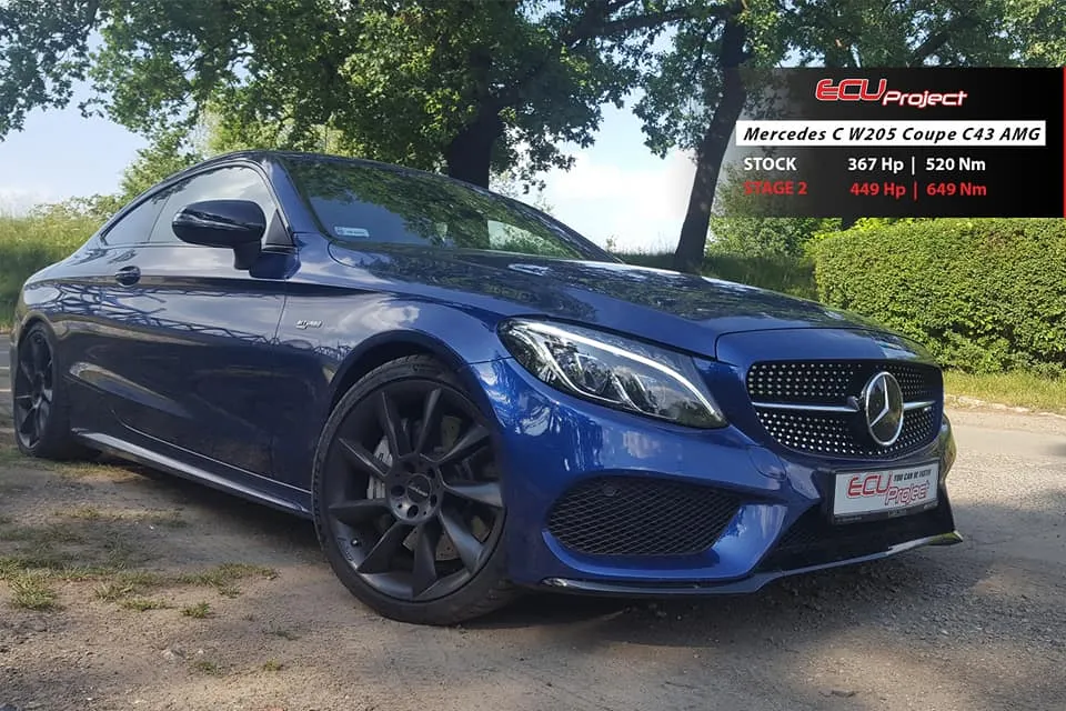 Mercedes-AMG C43 W205 Stage 2 - 449 KM i 649 Nm