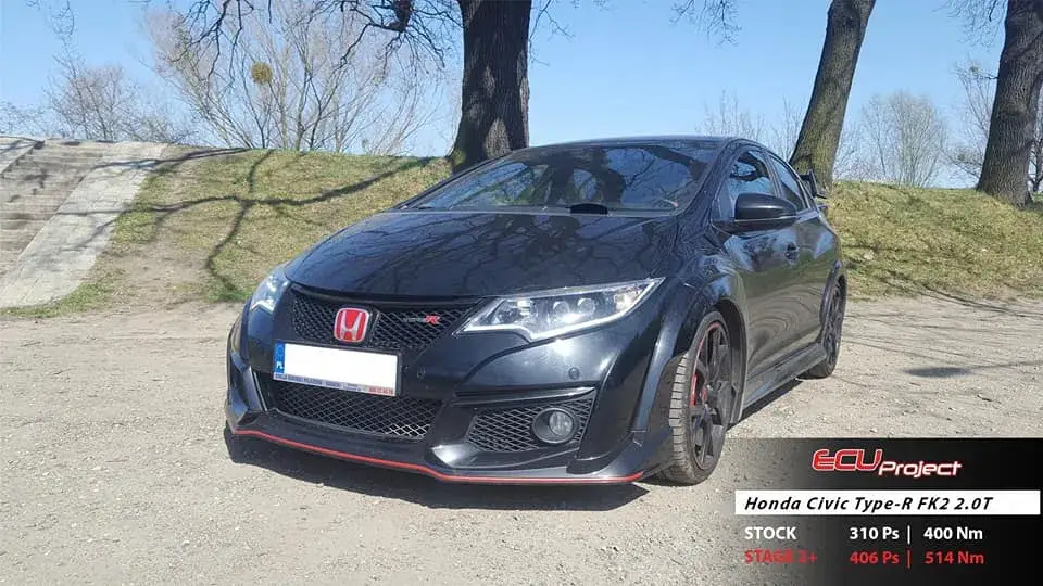 Honda Civic Type R FK2 Stage 2+ - 400-406 KM i ok. 500 Nm