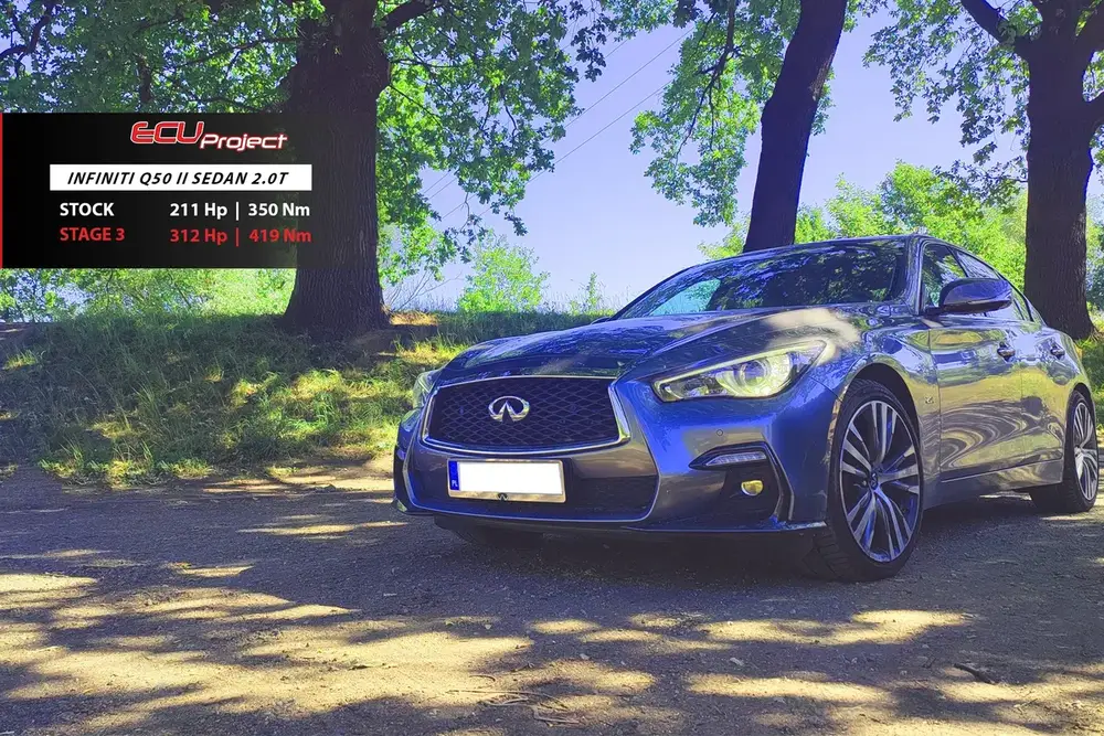 Infiniti Q50 Stage 3 - 312 KM i 419 Nm