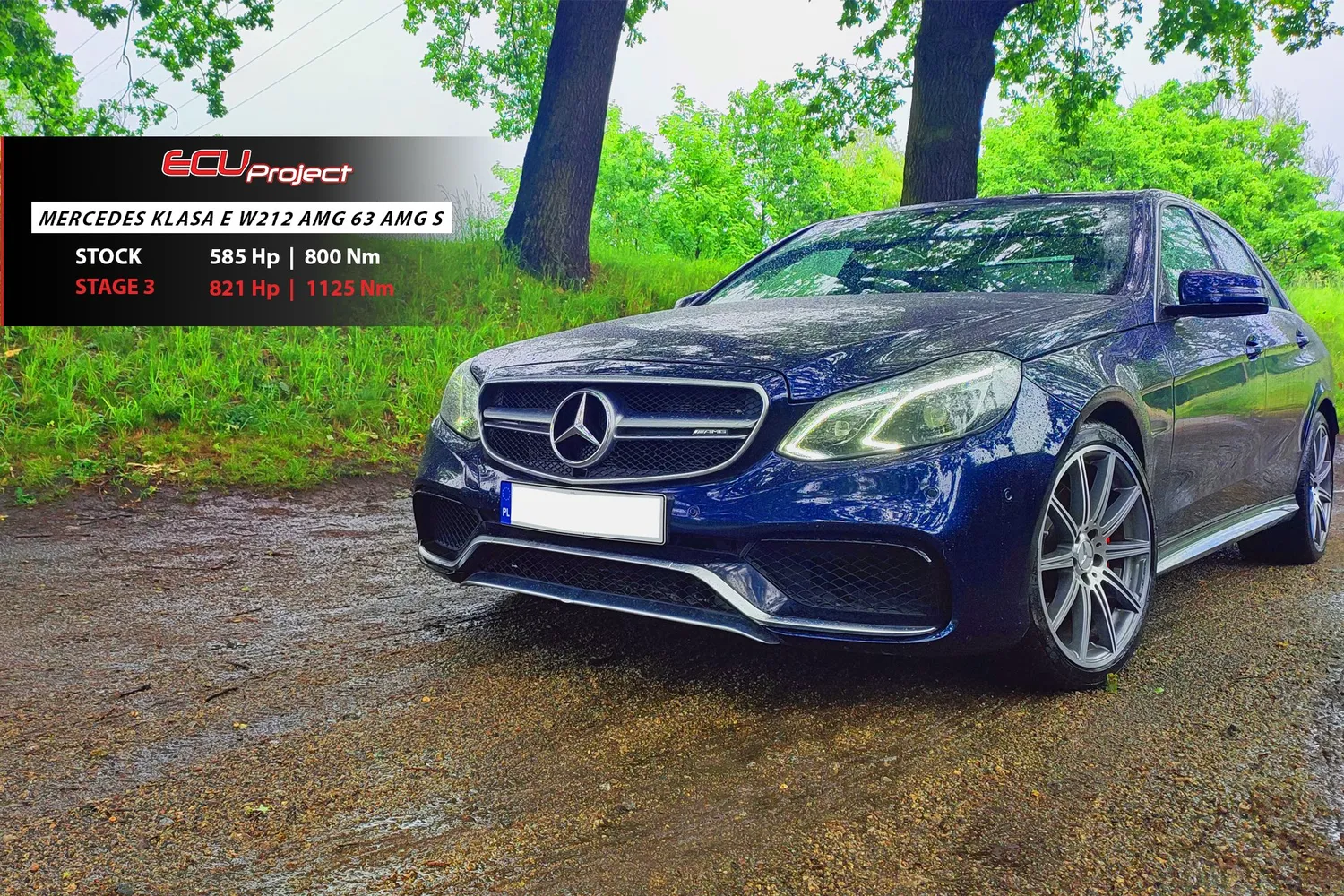 Mercedes-AMG E63S W212 Stage 3 - 821 KM i 1125 Nm