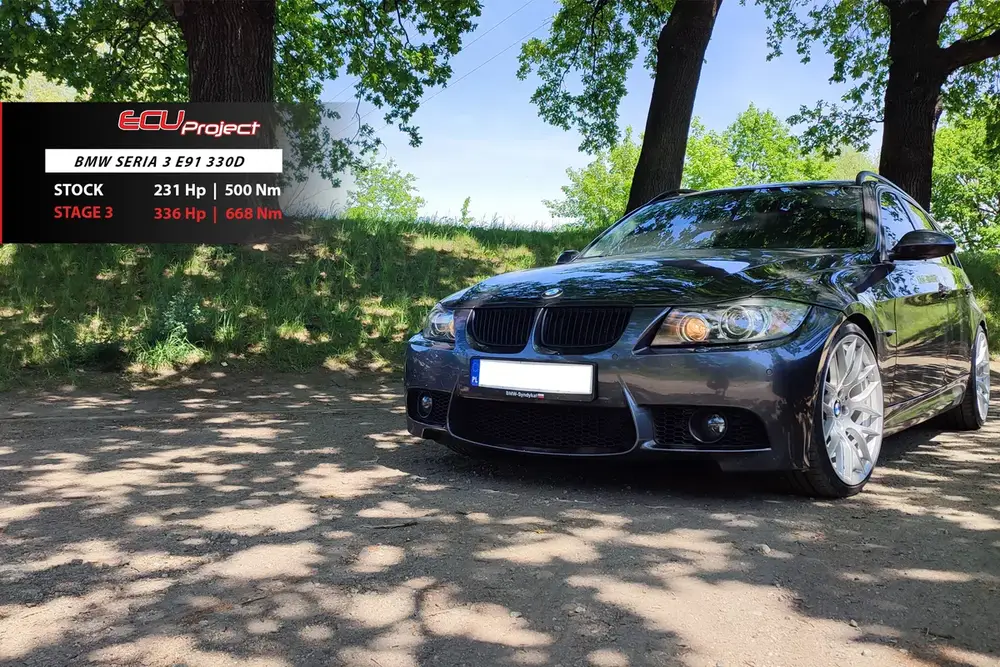 BMW 330d E91 Stage 3 - 336 KM i 668 Nm