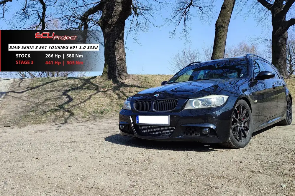 BMW 335d E91 Stage 3 - 441 KM i 905 Nm