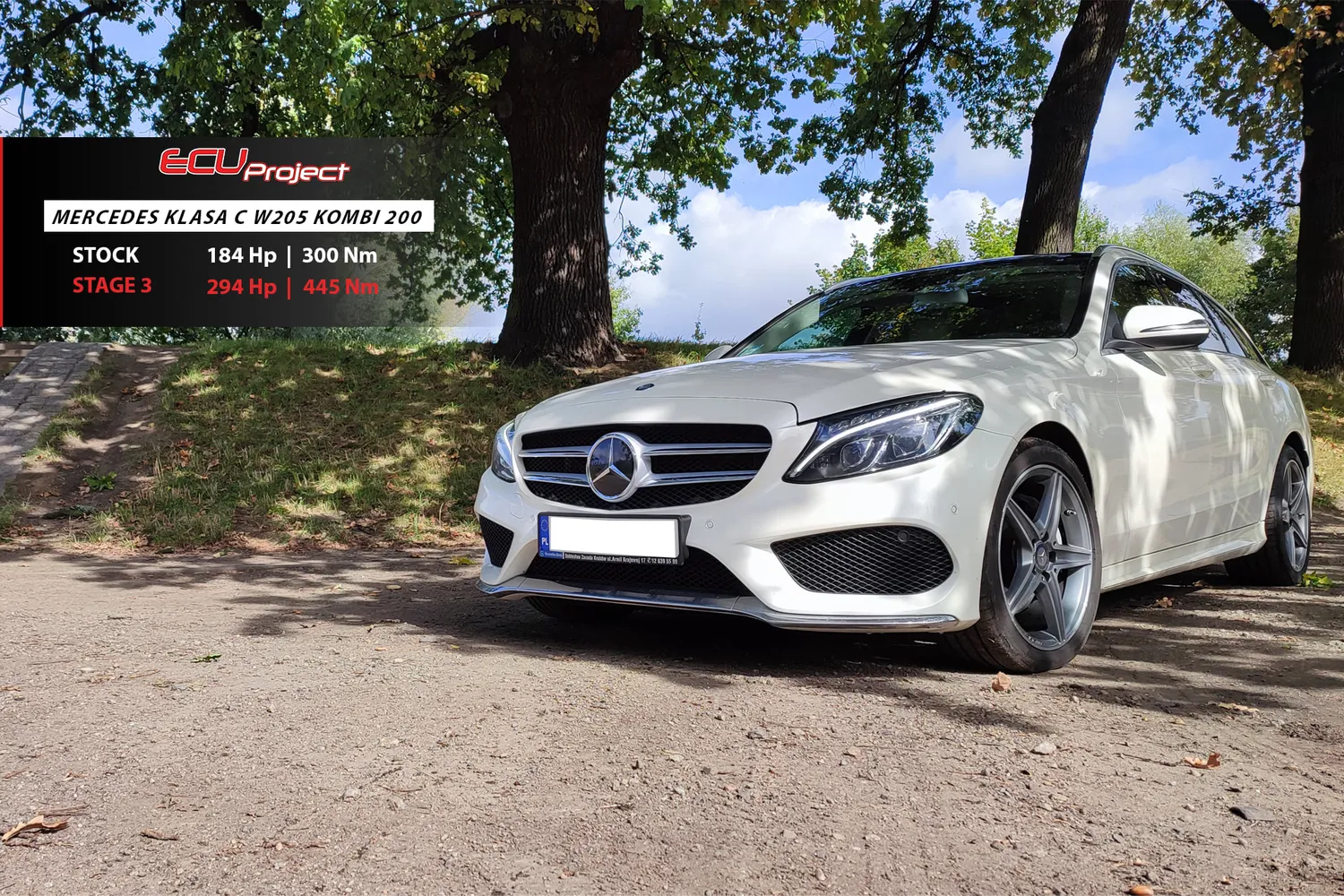 Mercedes-Benz C200 W205 Stage 3 - 294 KM i 445 Nm