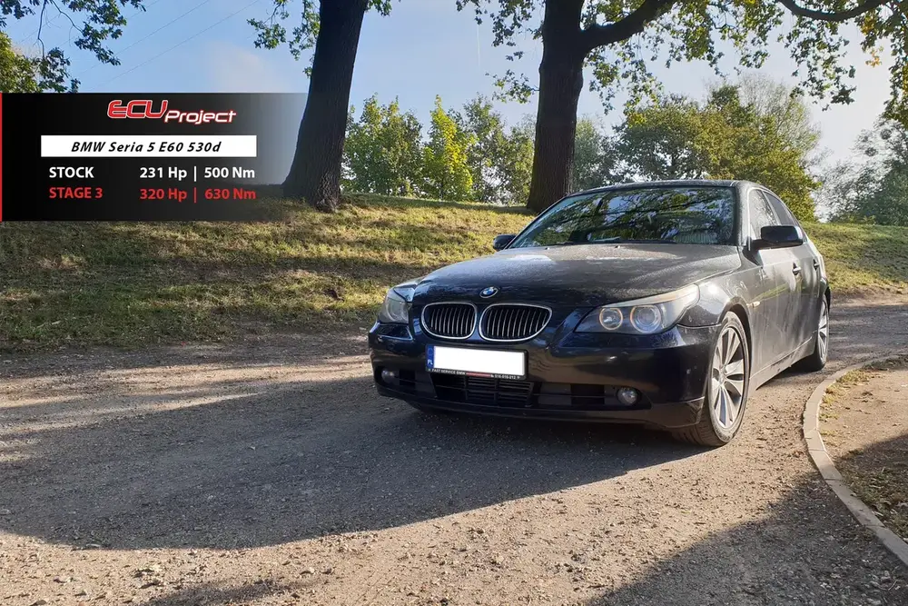 BMW 530d E60 Stage 3 - 320 KM i 630 Nm