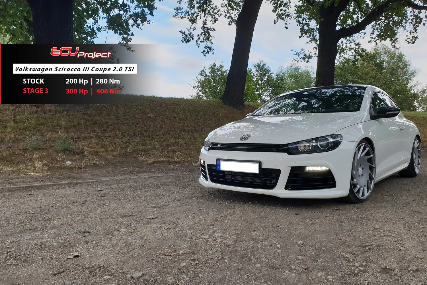 Volkswagen Scirocco III Stage 3 - 300 KM i 405 Nm