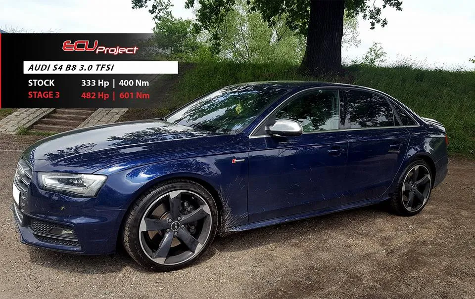 Audi S4 B8 Stage 3 - 482 KM i 601 Nm